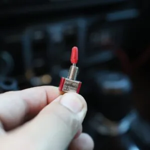 Red Toggle Switch
